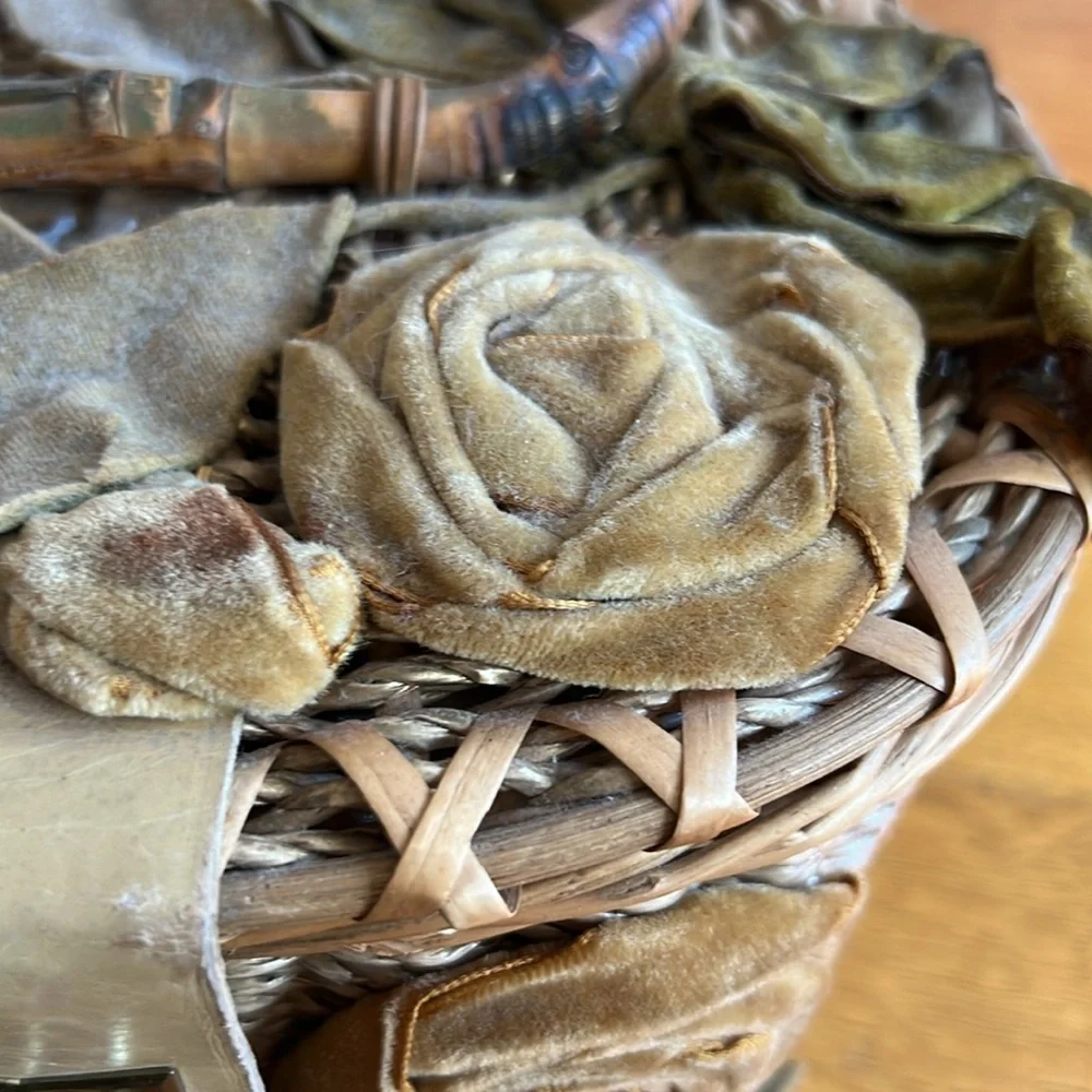 Vintage basket purse - Picture 3 of 5